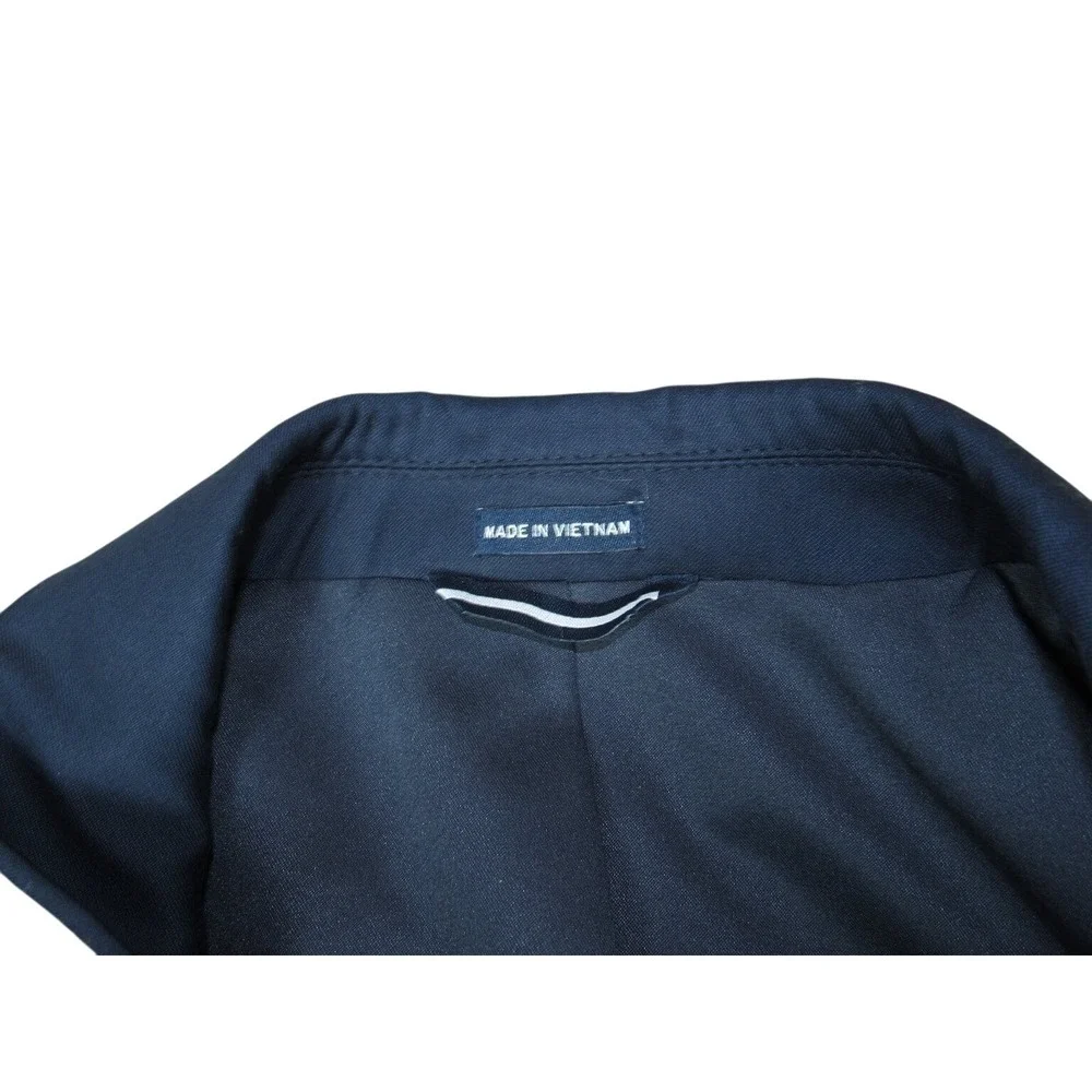 Banana Republic Men's Navy Blue Blazer Jacket Size 40R‎ Wool Blend